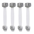 Veiligheidsslot voor baby's, anti-clip handdeur, kastsloten voor koelkast, ladekast, veilig slot voor kinderen, geen gereedschap of boren, kindveilige kastbeveiliging, ladedeursloten voor kastdeuren Ritchy's Shop
