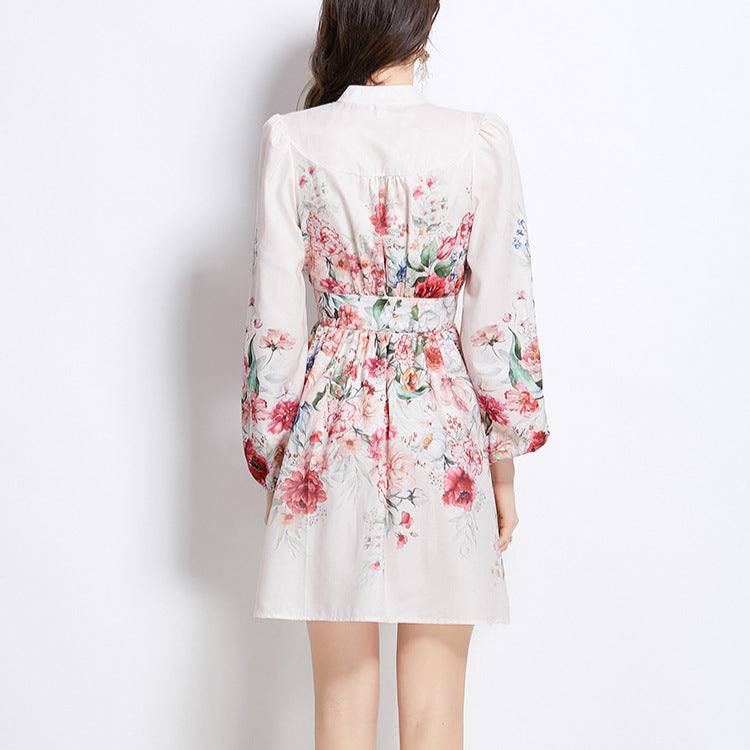 Franse Retro Mode Jurk Vrouwen Nexora Store