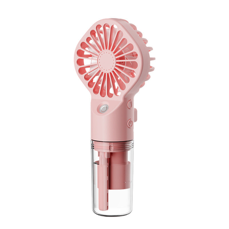Portable Handheld Spray Fan 4-Speed Water Spray Mist Fan Summer Cooling Artifact USB Charging Summer Supplies Outdoor Mini Fan Nexora Store