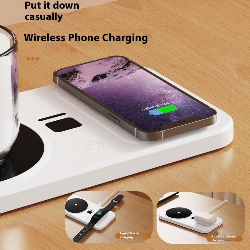 Multifunctional Home Smart Thermal Cup Pad Wireless Charging Heating Base Nexora Store