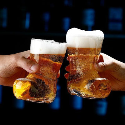 Glazen laarzen Bierglas Melk Koffie Kristal Schoenen Koude drankbeker Nexora Store