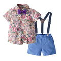 Schattige bloemen prinses shirt shorts tweedelig setje Nexora Store