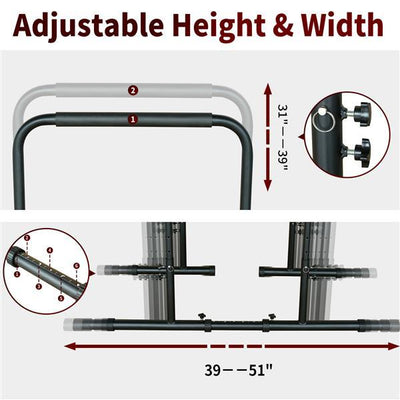 Power Tower Pull Pull Up Rod Stand, Verstelbare Hoogte, Zware Multifunctionele Fitness Trainingsapparatuur Ritchy's Shop