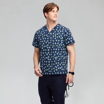 Chirurgische jas, wegwerp beschermende kleding voor huisdieren, ziekenhuiskleding, verpleegsteruniform van polyester en katoen Nexora Store