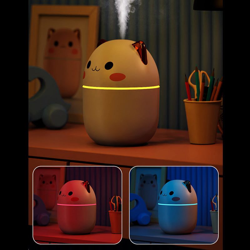 Luchtbevochtiger schattige kat aromadiffuser met LED verlichting en schattig katten ontwerp