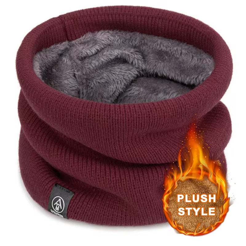 Mode zachte gebreide nekwarmer sportsjaal dames heren gezichtsbedekking winter schaatsen hardlopen warme sjaals dikke koudebestendige kraag Ritchy's Shop