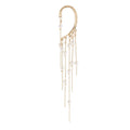 Long Thin And Thin Temperament Fringed Pearl Earrings Nexora Store