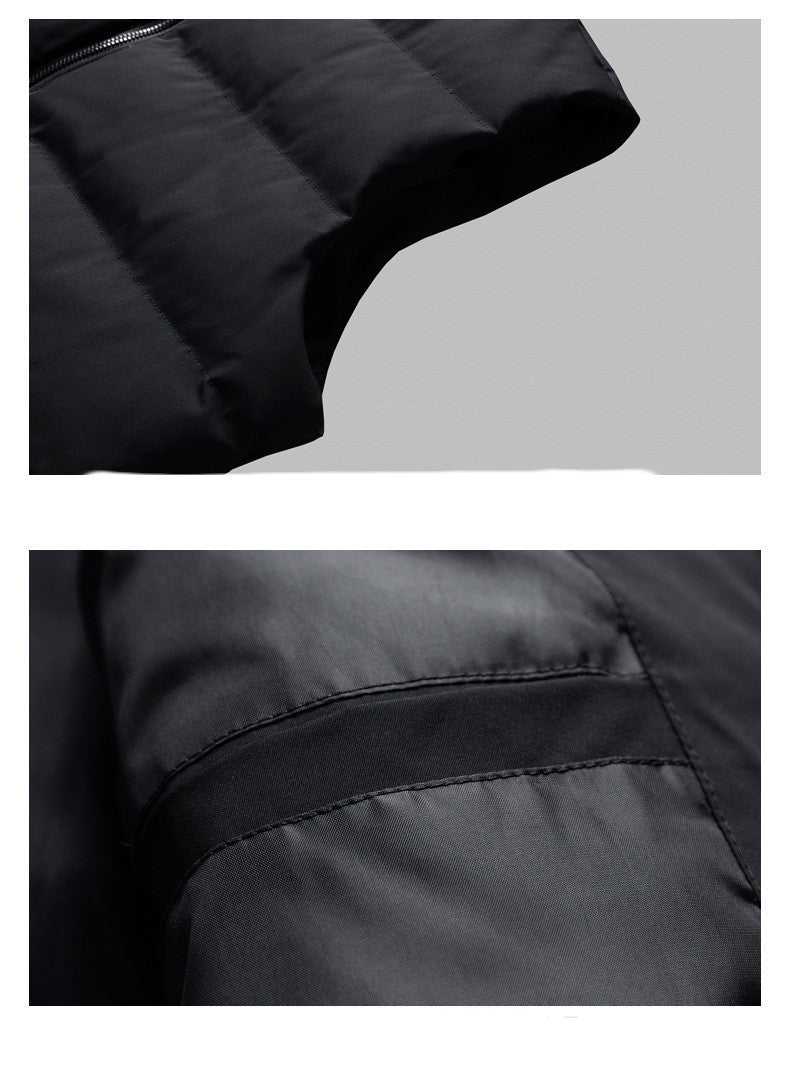 Heren herfst-winterjas jeugd slim fit Nexora Store