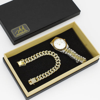 Wristwatch Glasses New Men's Watch Business Foreign Trade Sunglasses Watch Gift Box Suit Nexora Store