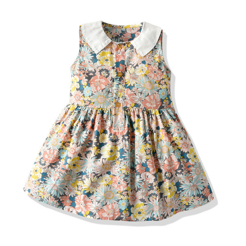 Schattige bloemen prinses shirt shorts tweedelig setje Nexora Store