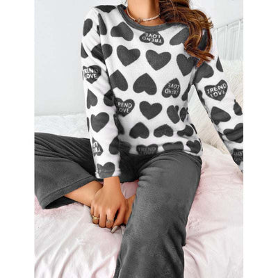 Thickening Flannel Pajamas Warm And Soft Long-sleeve Suit Nexora Store