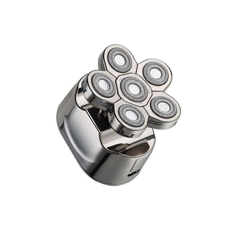 digitale display elektrische scheerapparaat met zes mesjes in plating gun color