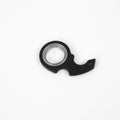 Zwarte Fidget Spinner speelgoed sleutelhanger met lager voor ontspanning en concentratie