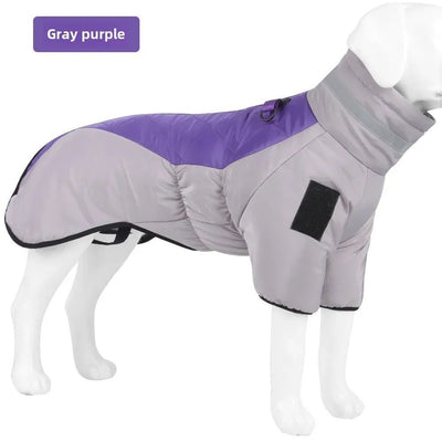 Waterdichte grote hondenjas, warme hondenkleding, winterjas, Franse hond, reflecterende hondenjas voor koud weer, sneeuwjas voor huisdieren Ritchy's Shop