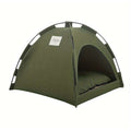 Kattententbed met verwijderbare, antislip zachte mat, draagbare tent voor katten en kleine honden, ademende, zelfkoelende mat voor honden en katten Ritchy's Shop