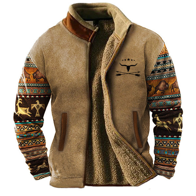 Mode Casual Heren Fleece Jas Ritchy's Shop