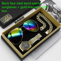 Wristwatch Glasses New Men's Watch Business Foreign Trade Sunglasses Watch Gift Box Suit Nexora Store