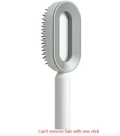 Zelfreinigende haarborstel voor vrouwen, één-toets reiniging, haaruitval, airbagmassage, hoofdhuidkam, antistatische haarborstel Nexora Store