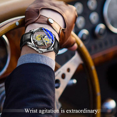 Herenhorloge Skeleton Automatisch Quartz Horloge Goud Skeleton Vintage Herenhorloge Herenhorloges Topmerk Luxe Nexora Store
