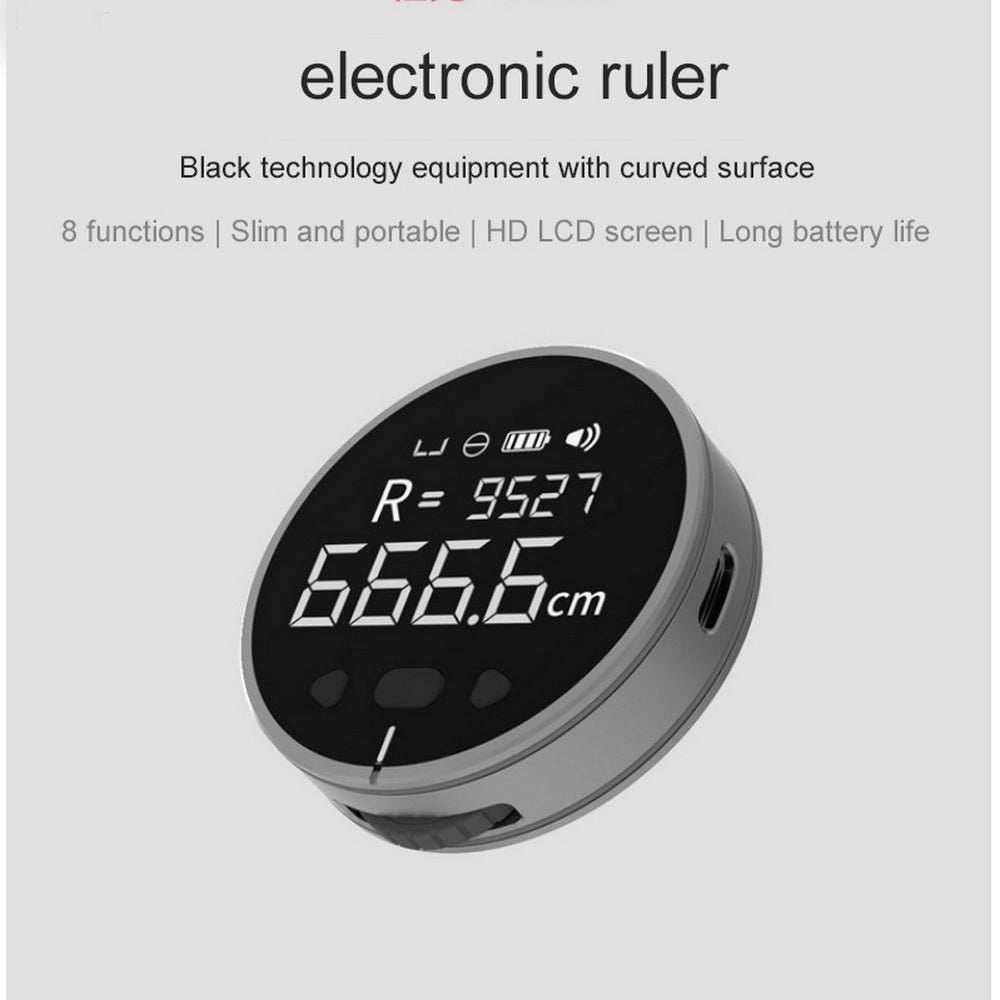 Distance Measuring Instrument Electronic Measuring Ruler Tape Measure High Definition Digital LCD High Precision Electronic Measuring Ruler Tool Nexora Store