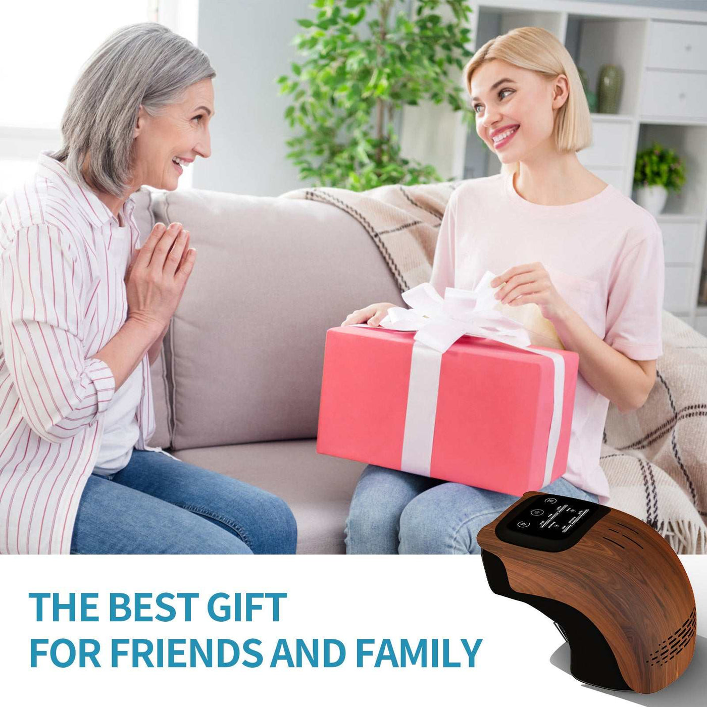 Intelligent Home Use Electric Intelligent Kneading Heating Knee Massager Rechargeable Pain Relief Infrared Laser Vibration Knee Massager Nexora Store