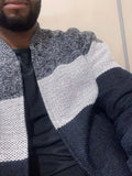 NNEOBA Mens Fleece Zipper Cardigan Winter Jacket Sweater NNEOBA