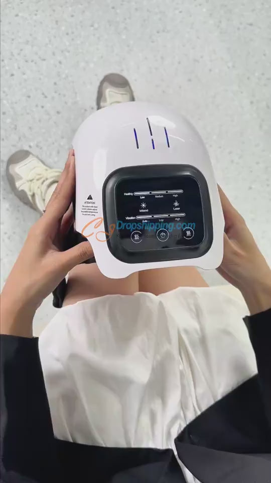 Intelligent Home Use Electric Intelligent Kneading Heating Knee Massager Rechargeable Pain Relief Infrared Laser Vibration Knee Massager